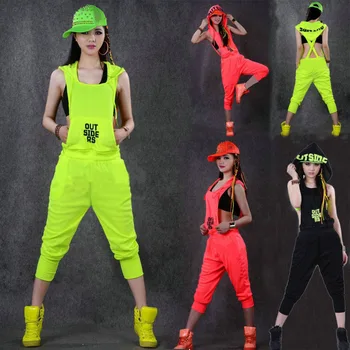 Hip Hop Dance Costume performance wear women romper European playsuit loose overalls harem jazz jumpsuit one piece Pants
Hip Hop Dance Costume performance wear women romper European playsuit loose overalls harem jazz jumpsuit one piece Pants