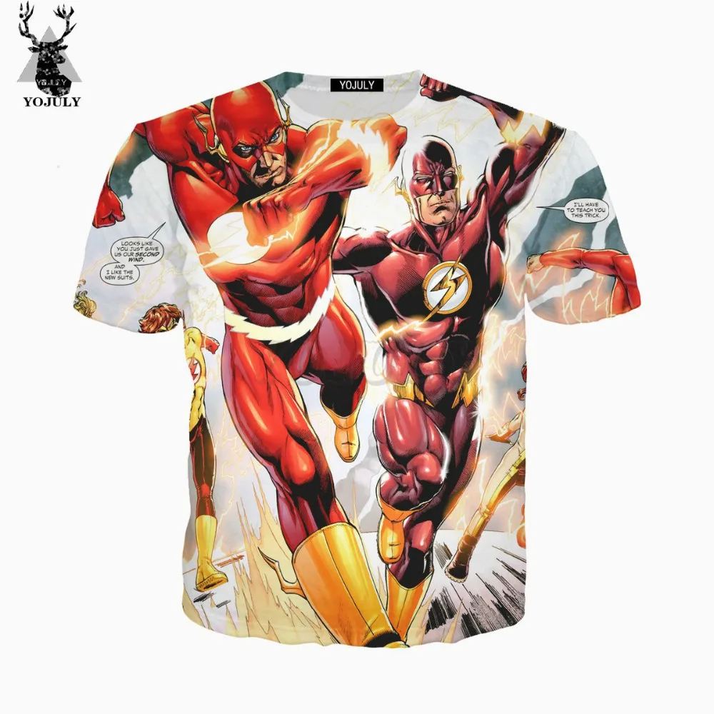 YOJULY 3D Print Unisex Super Hero The Flash Man Kid Children's Wear Casual T-shirt Tshirt Boy Girl Toddler Youth O-neck Tops K05
YOJULY 3D Print Unisex Super Hero The Flash Man Kid Children's Wear Casual T-shirt Tshirt Boy Girl Toddler Youth O-neck Tops K05