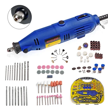 JZL Electric Drill 220V 130W Mini Drill Variable Speed Rotary Tool With 211pcs Power Tools Accessories For Grinders Mini Grinder
JZL Electric Drill 220V 130W Mini Drill Variable Speed Rotary Tool With 211pcs Power Tools Accessories For Grinders Mini Grinder
