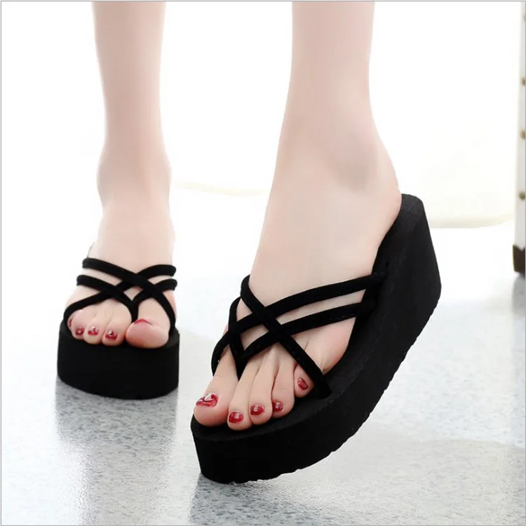 Adispulent Summer Womens High Heel Flip Flops fasten Platform Anti-Slip Beach Casual Sandals
Adispulent Summer Womens High Heel Flip Flops fasten Platform Anti-Slip Beach Casual Sandals