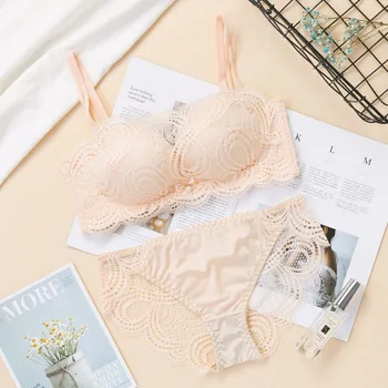 Sexy Bra Sets Triangle Thin mold Cup Floral Women Green Underwear Fashion No Steel Ring Lace Light Purple Bra Briefs Set
Sexy Bra Sets Triangle Thin mold Cup Floral Women Green Underwear Fashion No Steel Ring Lace Light Purple Bra Briefs Set