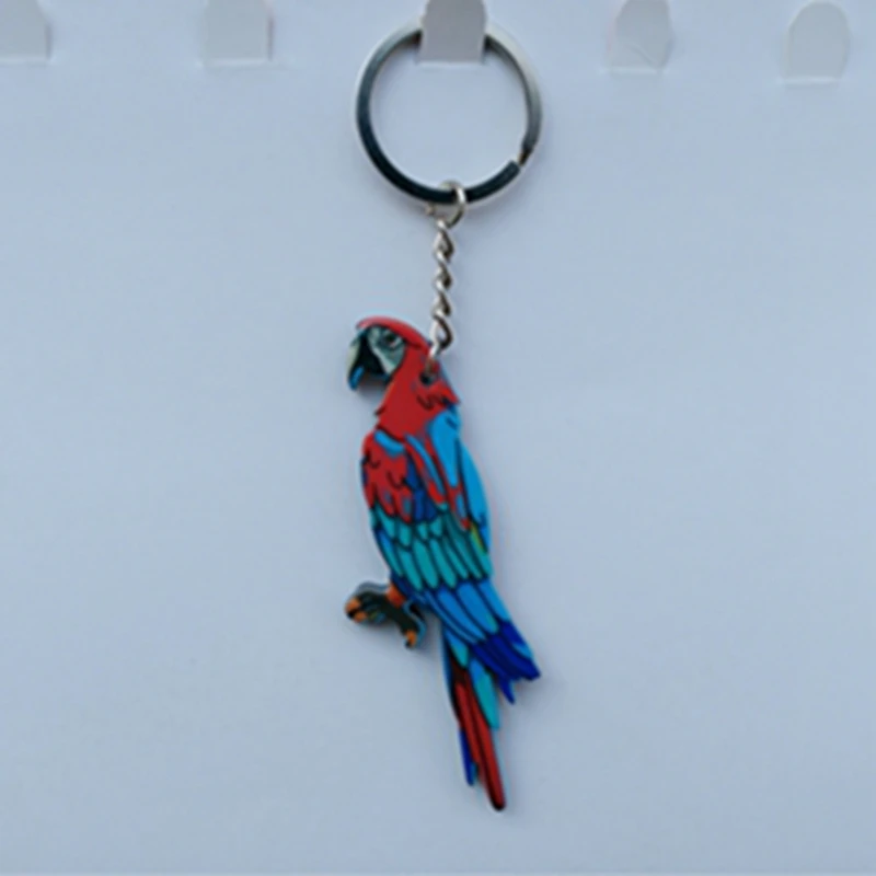 Fashion Women Colorful Cute Keychains Parrot Bird Pendant Charm Bag Keyring Key Chain Accessories Friend Party Gift K705
Fashion Women Colorful Cute Keychains Parrot Bird Pendant Charm Bag Keyring Key Chain Accessories Friend Party Gift K705