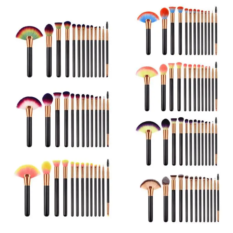 13pcs Soft Bristles Wood Handle Powder Foundation Blusher Makeup Brushes Set Beauty Cosmetic Tools Aluminum Tube Nylon Hair 
13pcs Soft Bristles Wood Handle Powder Foundation Blusher Makeup Brushes Set Beauty Cosmetic Tools Aluminum Tube Nylon Hair
