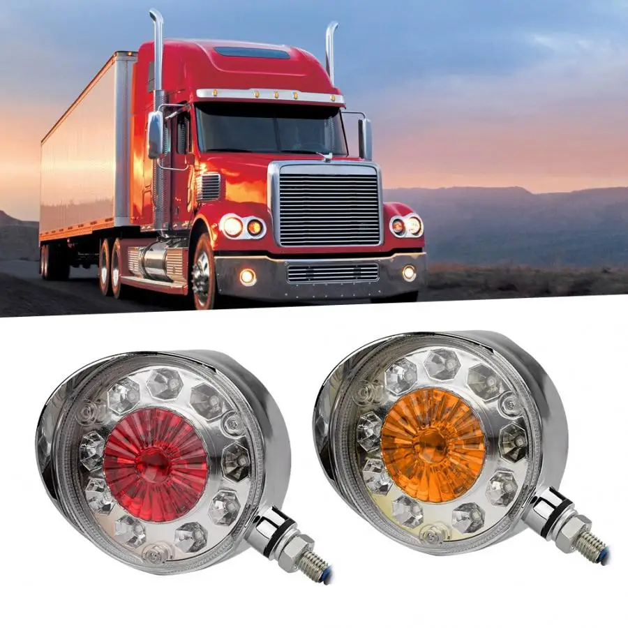 LED tail lights 28 LED Double Face Electroplate Truck Rear Waterproof Turn Signal Stop Signal Lamp car accessories
LED tail lights 28 LED Double Face Electroplate Truck Rear Waterproof Turn Signal Stop Signal Lamp car accessories
