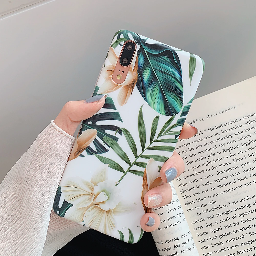 SUYACS Art Flowers & Banana Leaf Phone Case For Huawei P20 P30 Mate 20 Lite Pro Vintage Kickstand Soft IMD Phone Housing Bag
SUYACS Art Flowers & Banana Leaf Phone Case For Huawei P20 P30 Mate 20 Lite Pro Vintage Kickstand Soft IMD Phone Housing Bag