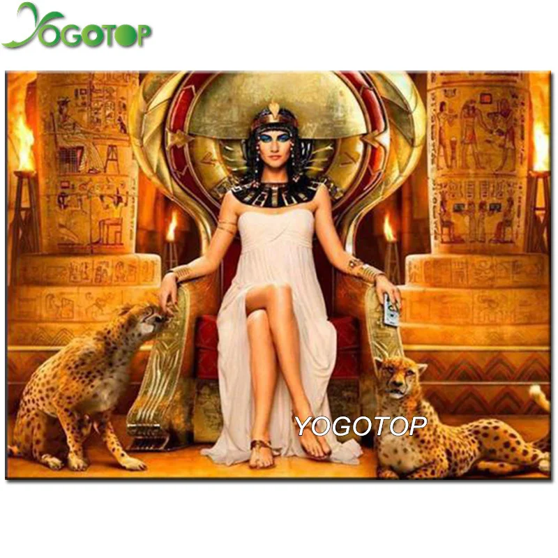 YOGOTOP Full Drill Mosaic queen of Egypt and leopard Diamond Painting Kits DIY Diamond Embroidery Rhinestones Egyptian art YY945
YOGOTOP Full Drill Mosaic queen of Egypt and leopard Diamond Painting Kits DIY Diamond Embroidery Rhinestones Egyptian art YY945