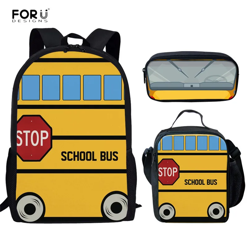 FORUDESIGNS Kawaii Creative School Bus School Bags Cute Cartoon Kids Schoolbags 3pcs Children Campus Backpacks Mochila Escolars
FORUDESIGNS Kawaii Creative School Bus School Bags Cute Cartoon Kids Schoolbags 3pcs Children Campus Backpacks Mochila Escolars