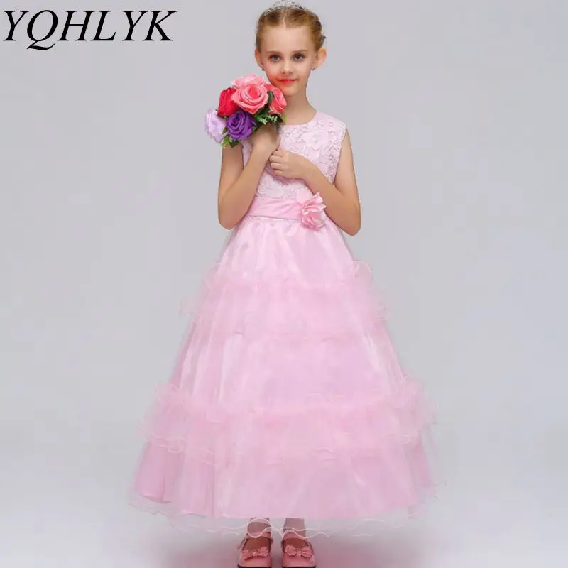 New Fashion Spring Autumn Girl Dress 2018 Children Bowknot Lace Cake Princess Maxi Dresses Wedding Bridesmaid Kids Clothes W142 
New Fashion Spring Autumn Girl Dress 2018 Children Bowknot Lace Cake Princess Maxi Dresses Wedding Bridesmaid Kids Clothes W142