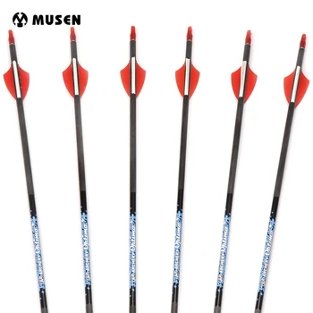 76cm Spine 500 OD5.6mm ID4.2mm Carbon Arrows with Red White Feature for Compound/Recurve Bow Hunting Shooting 6/12/24pcs
76cm Spine 500 OD5.6mm ID4.2mm Carbon Arrows with Red White Feature for Compound/Recurve Bow Hunting Shooting 6/12/24pcs