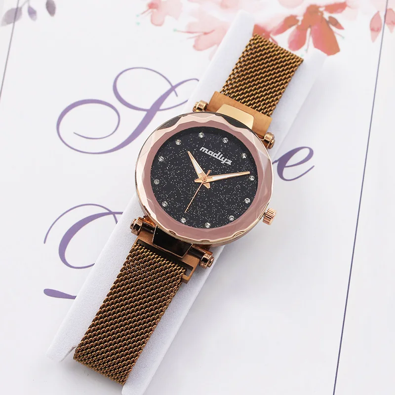 1 Pcs Women Lady Wrist Quartz Watch Round Dial Magnet Buckle Starry Sky for Business NGD88
1 Pcs Women Lady Wrist Quartz Watch Round Dial Magnet Buckle Starry Sky for Business NGD88