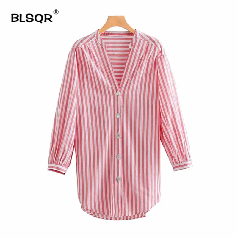 Elegant Striped Long Blouses V neck Long Sleeve Shirts Ladies Office Wear Irregular Loose Tops Blusas 3 Colour
Elegant Striped Long Blouses V neck Long Sleeve Shirts Ladies Office Wear Irregular Loose Tops Blusas 3 Colour