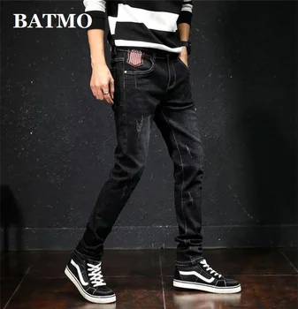 Batmo 2019 new arrival high quality casual slim elastic jeans men ,men's pencil pants,skinny jeans men 843
Batmo 2019 new arrival high quality casual slim elastic jeans men ,men's pencil pants,skinny jeans men 843