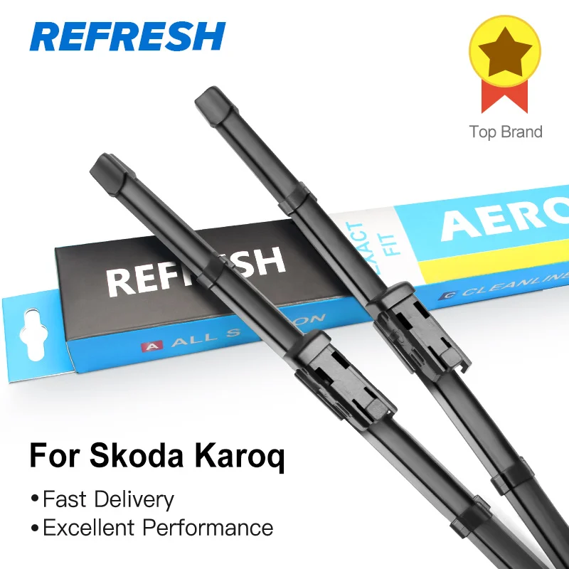 REFRESH Windscreen Wiper Blades for Skoda Karoq Fit Push Button Arms 2017 2018 2019
REFRESH Windscreen Wiper Blades for Skoda Karoq Fit Push Button Arms 2017 2018 2019