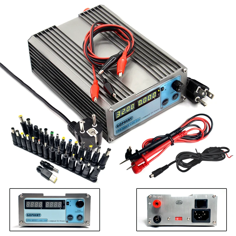 CPS-3205 Laboratory Power Supply Adjustable Regulated DC Power Supply High Precision 4 Digital Display 32V 5A Voltage Regulators
CPS-3205 Laboratory Power Supply Adjustable Regulated DC Power Supply High Precision 4 Digital Display 32V 5A Voltage Regulators