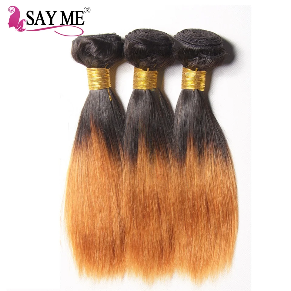 SAY ME 3 Bundles Straight Hair Bundles Deals Ombre Brazilian Human Hair Weave Bundles Two Tone 1B/27 Short Honey Blonde Remy
SAY ME 3 Bundles Straight Hair Bundles Deals Ombre Brazilian Human Hair Weave Bundles Two Tone 1B/27 Short Honey Blonde Remy