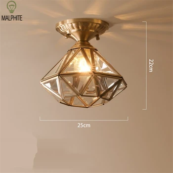 American all copper ceiling lamp geometry star corridor aisle light modern minimalist balcony light creative personality lamp
American all copper ceiling lamp geometry star corridor aisle light modern minimalist balcony light creative personality lamp
