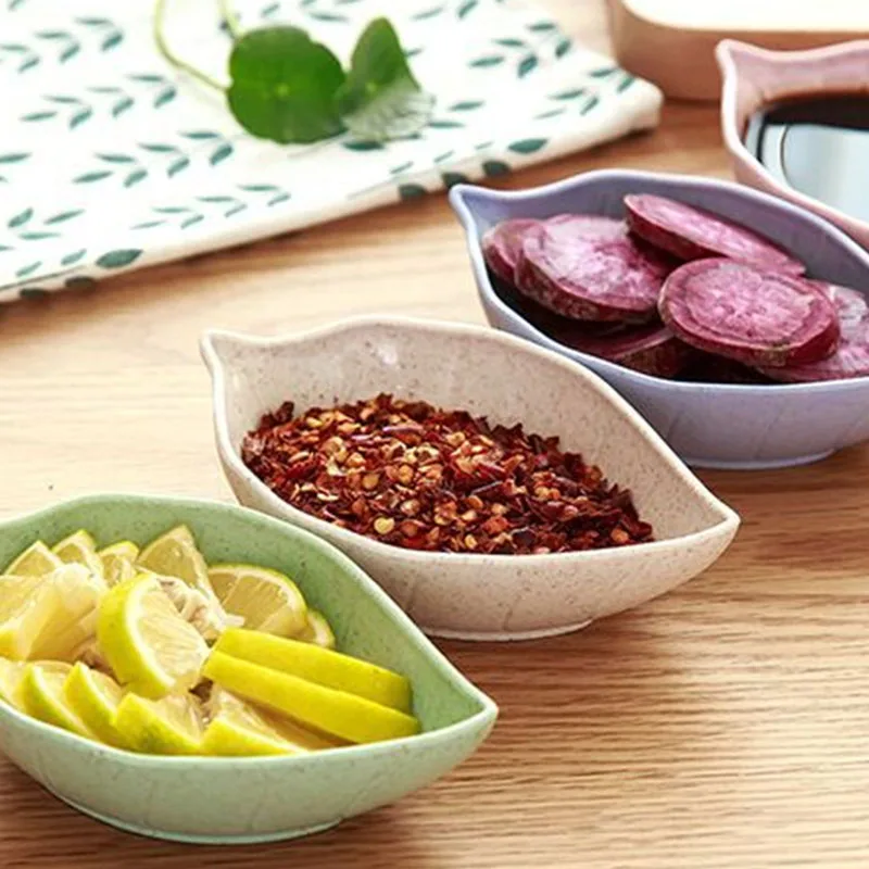 Hot Sale 4Pcs Soy Sauce Dish Multipurpose Leaf-Shape Small Seasoning Saucers Appetizer Plates for Vinegar/Salad Soy Sauce/Wasabi
Hot Sale 4Pcs Soy Sauce Dish Multipurpose Leaf-Shape Small Seasoning Saucers Appetizer Plates for Vinegar/Salad Soy Sauce/Wasabi