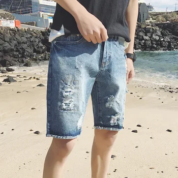 Fashion Casual Punk Mens Short Jeans Brand Destroyed Straight Short Denim Pants Pockets Motocycle Jean Hombre
Fashion Casual Punk Mens Short Jeans Brand Destroyed Straight Short Denim Pants Pockets Motocycle Jean Hombre