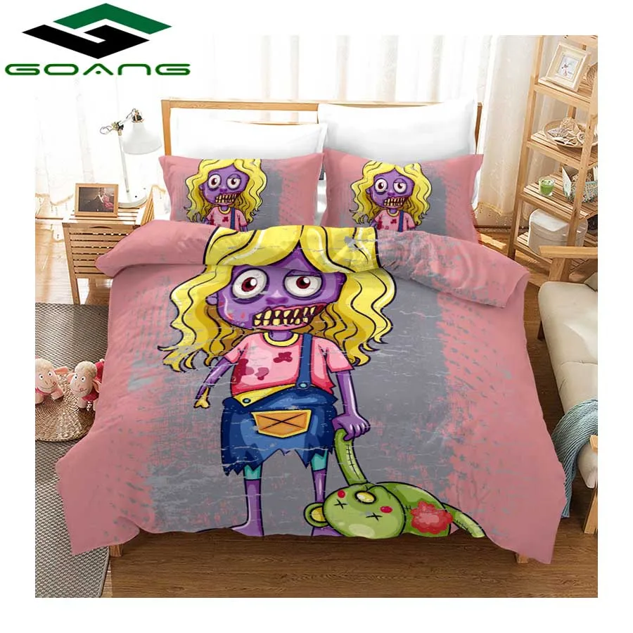 GOANG pink bedding set 3d digital printing Plants vs. Zombies duvet cover and pillowcase children room decoration animals
GOANG pink bedding set 3d digital printing Plants vs. Zombies duvet cover and pillowcase children room decoration animals