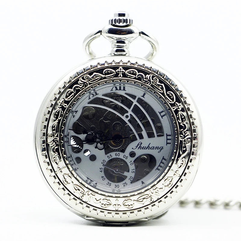 Antique&Vintage Skeleton Clock Mechanical Pocket Watch Open Face Retro Vintage Pendant Pocket Watch with Fob Chain PJX1292
Antique&Vintage Skeleton Clock Mechanical Pocket Watch Open Face Retro Vintage Pendant Pocket Watch with Fob Chain PJX1292