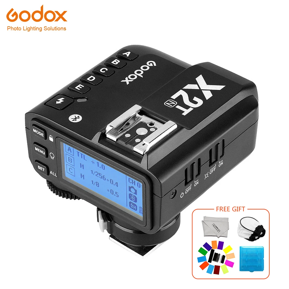 Godox X2T-S X2T-C X2T-N X2T-F X2T-O TTL 1/8000s HSS Wireless Flash Trigger Transmitter for Canon Nikon Sony Fuji Olympus
Godox X2T-S X2T-C X2T-N X2T-F X2T-O TTL 1/8000s HSS Wireless Flash Trigger Transmitter for Canon Nikon Sony Fuji Olympus