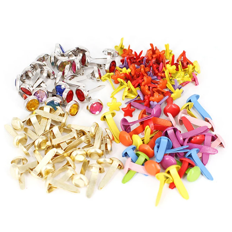 100Pcs (50pcs) Fashion Mixed Pastel Round Brads Scrapbooking Card Stamping Embellishment DIY Accessories For Home Decor Craft
100Pcs (50pcs) Fashion Mixed Pastel Round Brads Scrapbooking Card Stamping Embellishment DIY Accessories For Home Decor Craft