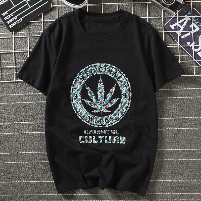 Men/Women Vintage Harley T shirt Medicinal Weeds Marijuana Leaf Print Tattoo Fashion Hip Hop T-shirt Orientel Culture Tops
Men/Women Vintage Harley T shirt Medicinal Weeds Marijuana Leaf Print Tattoo Fashion Hip Hop T-shirt Orientel Culture Tops