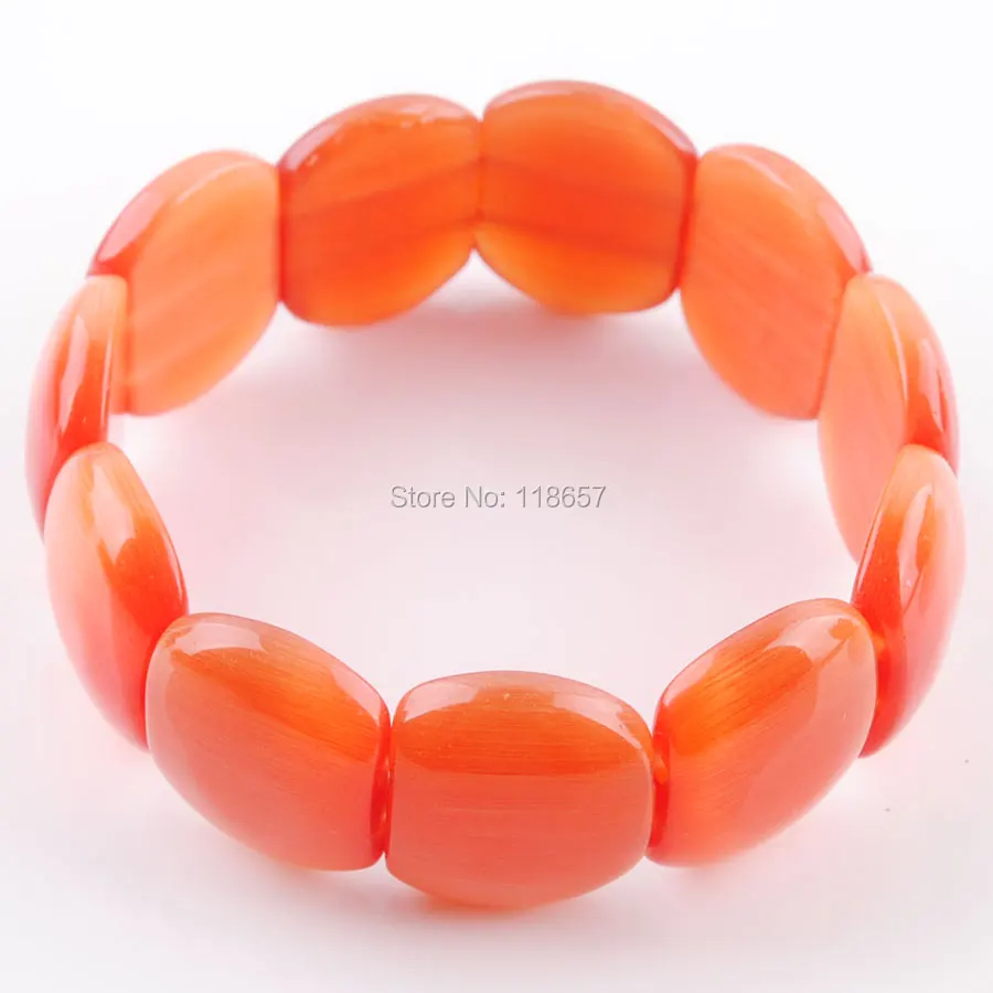 YOWOST New Fashion Jewelry Orange Red Opal Gem Stone 20x16x6mm Beads Stretch Bracelet 7 Inches Charm IK3307
YOWOST New Fashion Jewelry Orange Red Opal Gem Stone 20x16x6mm Beads Stretch Bracelet 7 Inches Charm IK3307