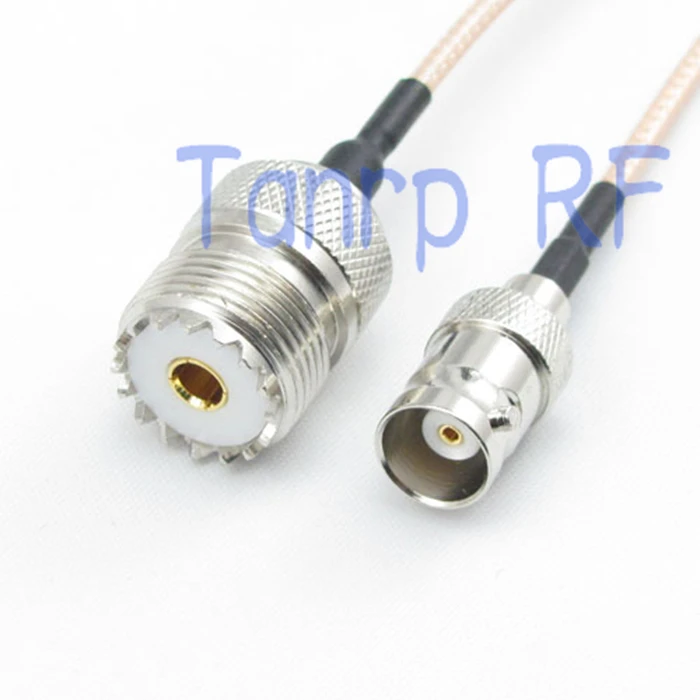 15CM Pigtail coaxial jumper cable RG316 extension 6inch UHF female to BNC female RF adapter connector
15CM Pigtail coaxial jumper cable RG316 extension 6inch UHF female to BNC female RF adapter connector