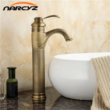 Basin Faucets Deck Mounted Antique Brass Washing faucet Single Handle Single Hole Basin Mixer Tap Hot And Cold Water Taps 7202
Basin Faucets Deck Mounted Antique Brass Washing faucet Single Handle Single Hole Basin Mixer Tap Hot And Cold Water Taps 7202