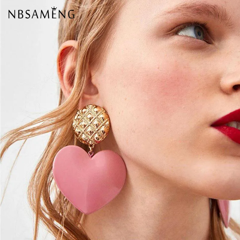 Earrings For Women 2019 Big Vintage Statement Heart Drop Earrings Gold Acrylic Dangle Earrings Fashion Jewelry Wedding Earrings
Earrings For Women 2019 Big Vintage Statement Heart Drop Earrings Gold Acrylic Dangle Earrings Fashion Jewelry Wedding Earrings