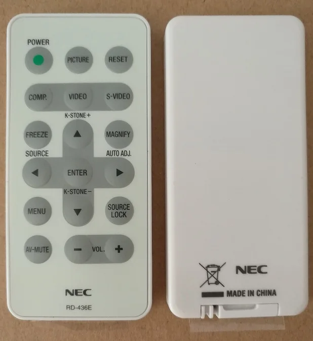 Original projector remote control RD-436E for nec projector NP100+ NP115+ NP200+
Original projector remote control RD-436E for nec projector NP100+ NP115+ NP200+