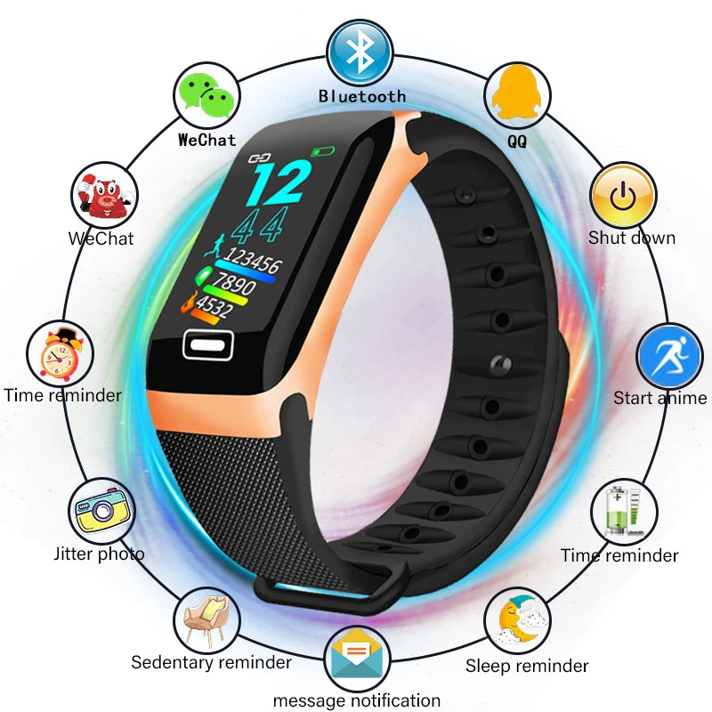 LIGE Men Smart Bracelet Fitness Tracker Waterproof Sport Watch Heart Rate blood Pressure Monitor Pedometer Smart Wristband Women
LIGE Men Smart Bracelet Fitness Tracker Waterproof Sport Watch Heart Rate blood Pressure Monitor Pedometer Smart Wristband Women