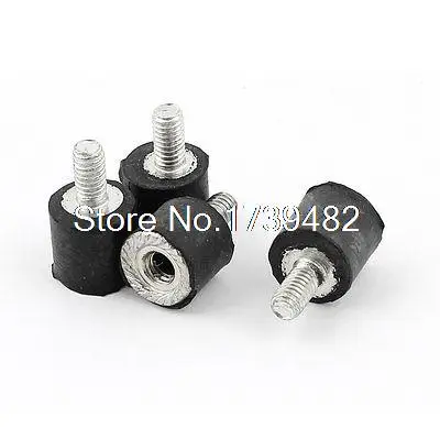 4pcs M4 Male Female Anti Vibration Rubber Mounts Isolators 10mm x 10mm
4pcs M4 Male Female Anti Vibration Rubber Mounts Isolators 10mm x 10mm