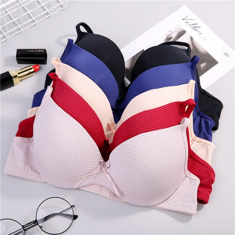Deruilady French Style Bra Thin Natural Underwire Push Up Bras Sexy Seamless Stripe Lingerie Breathable Plus Size Bras For Women
Deruilady French Style Bra Thin Natural Underwire Push Up Bras Sexy Seamless Stripe Lingerie Breathable Plus Size Bras For Women