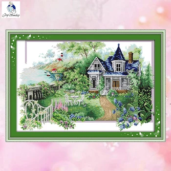 JoySunday cross stitch kits needlework Autumn Summer Winter Snow Houses 14CT 11CT cotton painting gift art factory wholesale
JoySunday cross stitch kits needlework Autumn Summer Winter Snow Houses 14CT 11CT cotton painting gift art factory wholesale