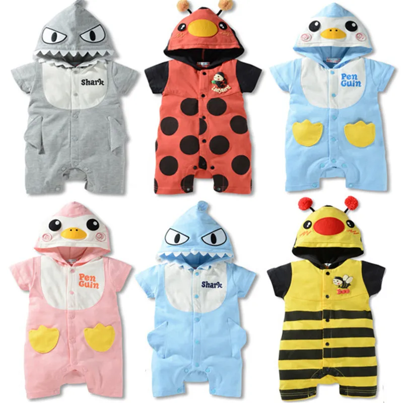 New Summer Infant Baby Cartoon Animal Cotton Hoodies Romper Boys Girls Short Sleeve Jumpsuit Toddler Kids Clothing Set Outfit
New Summer Infant Baby Cartoon Animal Cotton Hoodies Romper Boys Girls Short Sleeve Jumpsuit Toddler Kids Clothing Set Outfit