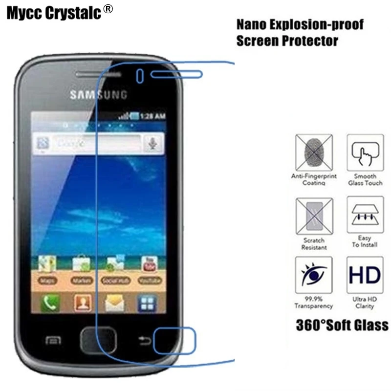 Mycc crystalc Soft Glass Protection Film For Samsung Galaxy S5660 i569 Film Nano Explosion-proof Screen Protector
Mycc crystalc Soft Glass Protection Film For Samsung Galaxy S5660 i569 Film Nano Explosion-proof Screen Protector