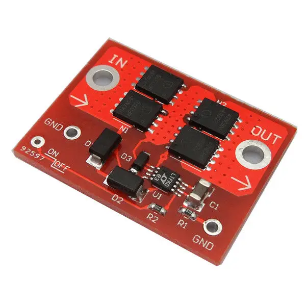 LTC4359 Ideal diode 15A Solar Panel Charging Anti-irrigation Protection Relay Board Controller 4-70v 5v 12v 24v
LTC4359 Ideal diode 15A Solar Panel Charging Anti-irrigation Protection Relay Board Controller 4-70v 5v 12v 24v