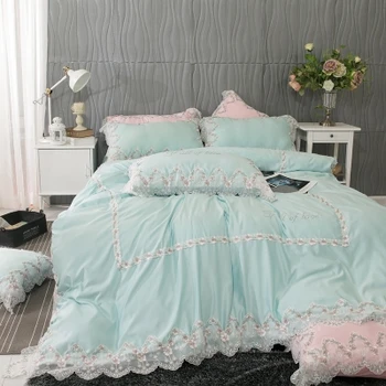 Pink Ruffled Lace Wedding Princess Luxury Bedding Sets King Queen Size Elegant Rose Bows Cotton Duvet Covers Bedskirt Bedclothes
Pink Ruffled Lace Wedding Princess Luxury Bedding Sets King Queen Size Elegant Rose Bows Cotton Duvet Covers Bedskirt Bedclothes