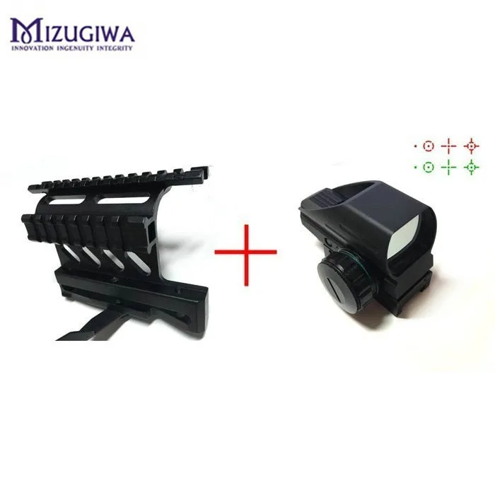 Green Red Dot Sight Reflex Scope 20mm Hunting Tactical AK Holographic 1x22x33+Tactical AK Side Scope Mount Quick Release QD
Green Red Dot Sight Reflex Scope 20mm Hunting Tactical AK Holographic 1x22x33+Tactical AK Side Scope Mount Quick Release QD