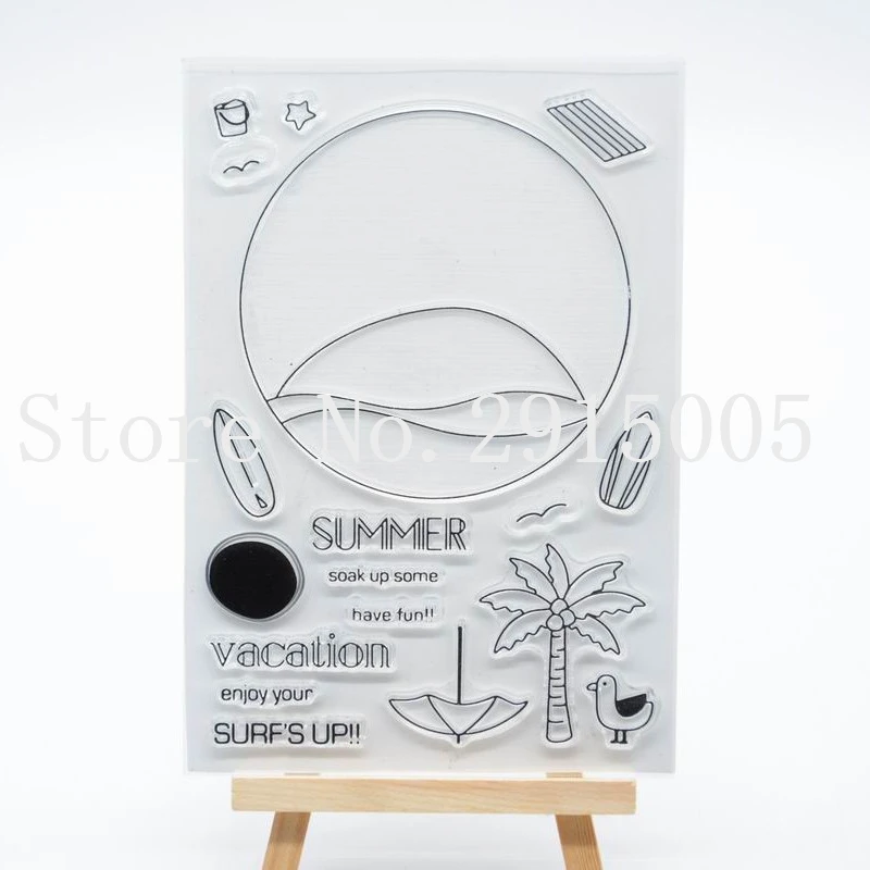 Vacation Scrapbook DIY photo cards account rubber stamp clear stamp transparent stamp 11x16cm CS2130
Vacation Scrapbook DIY photo cards account rubber stamp clear stamp transparent stamp 11x16cm CS2130
