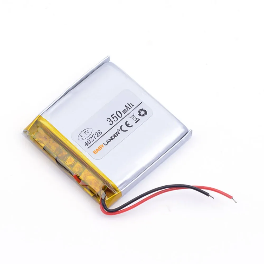 402728 3.7V 350MAH 432628 Polymer rechargeable batteries JAB Bluetooth headset Wireless Headset MP3 MP4 GPS 402828 Smart watches
402728 3.7V 350MAH 432628 Polymer rechargeable batteries JAB Bluetooth headset Wireless Headset MP3 MP4 GPS 402828 Smart watches