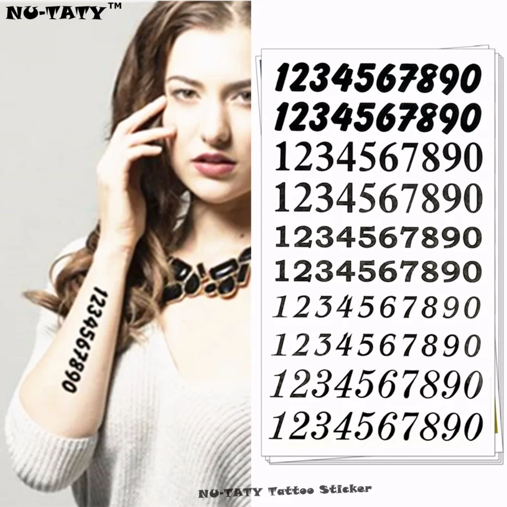 Nu-TATY Arabic Numbers 0-9 Kid Temporary Body Art Flash Tattoo Sticker 10*17cm painless Henna selfie Tatoo tattoo stickers
Nu-TATY Arabic Numbers 0-9 Kid Temporary Body Art Flash Tattoo Sticker 10*17cm painless Henna selfie Tatoo tattoo stickers