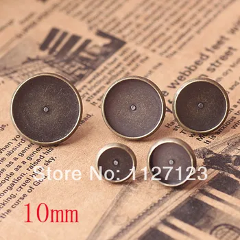 Free shipping!!!200sets 10mm Bronze Stud Earring Blanks Base Tray Bezel Cameo Setting Post Bullet Stopper Back
Free shipping!!!200sets 10mm Bronze Stud Earring Blanks Base Tray Bezel Cameo Setting Post Bullet Stopper Back