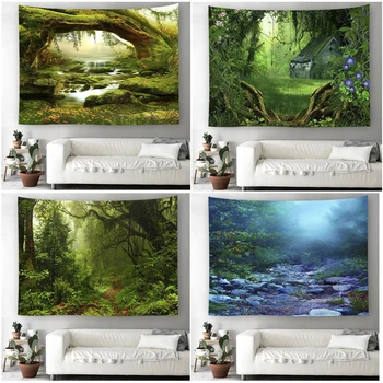 Fresh Morning Forest Wall Decor Tapestry Wall Hanging Boho Beach Throw Towel Yoga Mat Blanket Table Cloth Decoration Carpets
Fresh Morning Forest Wall Decor Tapestry Wall Hanging Boho Beach Throw Towel Yoga Mat Blanket Table Cloth Decoration Carpets