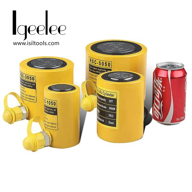 iGeelee Low Height Hydraulic Cylinder RSC-3050 Hydraulic Jack with tonnage of 30T, work travel of 50mm
iGeelee Low Height Hydraulic Cylinder RSC-3050 Hydraulic Jack with tonnage of 30T, work travel of 50mm