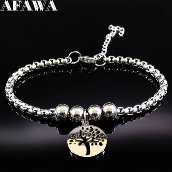 2020 Tree of Life Bracelets for Women Jewelry Silver Color Stainless Steel Bracelets & Bangles Jewelry bracelet femme B17850
2020 Tree of Life Bracelets for Women Jewelry Silver Color Stainless Steel Bracelets & Bangles Jewelry bracelet femme B17850
