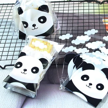 100pcs/pack 10x15x2.5cm Lovely Cartoon Panda Cute Transparent Self-adhesive Gift Bag Dessert Cookies Bag Baking Packaging Bag
100pcs/pack 10x15x2.5cm Lovely Cartoon Panda Cute Transparent Self-adhesive Gift Bag Dessert Cookies Bag Baking Packaging Bag