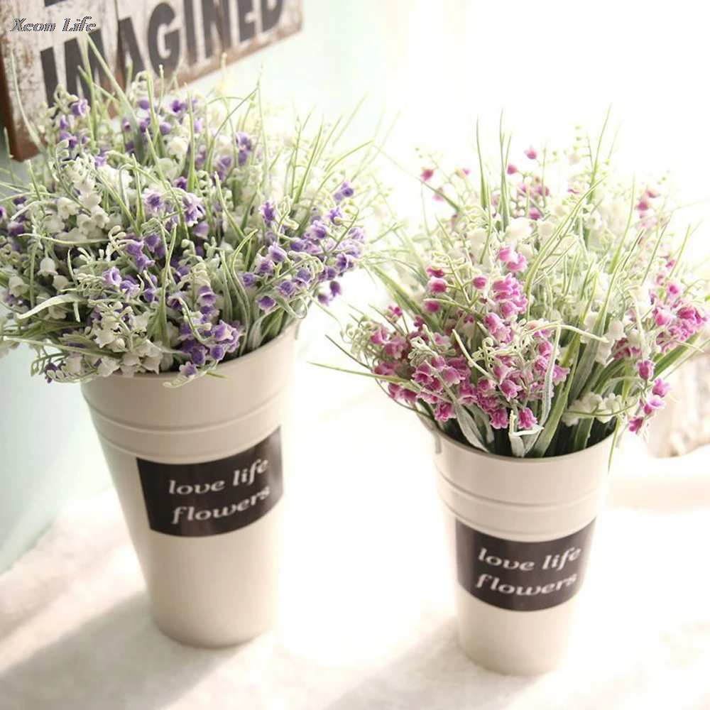 Artificial Fake Flowers Small Bells Floral Wedding Bouquet Home Decor 2017 New Arrival Wedding Decoration Artificial Flowers
Artificial Fake Flowers Small Bells Floral Wedding Bouquet Home Decor 2017 New Arrival Wedding Decoration Artificial Flowers